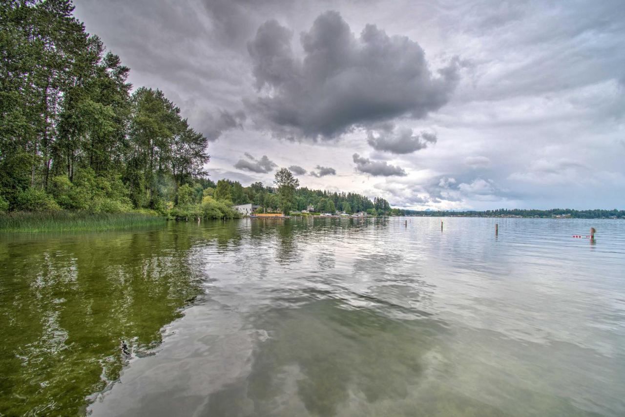Charming Updated Retreat Walk To Lake Stevens! Kültér fotó